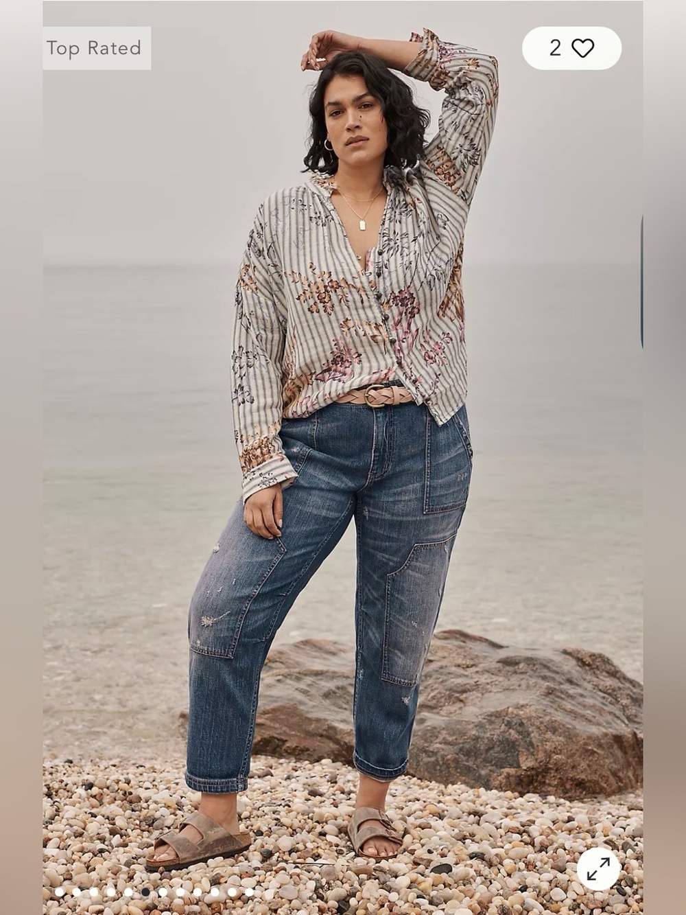 Pilcro The Wanderer Relaxed Jeans $148 Size 18W Anthropologie NWT